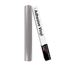 Kitcheniva 12"x10' Adhesive Permanent Vinyl DIY Craft Glossy & Matte Glossy light gray