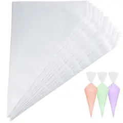 100 PCS Piping Bags, Pastry Bags 12 Inch Disposable Icing Piping Pastry Bags For Cookie/Cake Decorating Supplies, Anti Burst And Non-Slip Thicken Cake Decorating Bags.