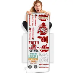 San Francisco Football DTF Transfer 22x60 Direct-to-Film Gang Sheets