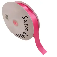 Kitcheniva Satin Ribbon DIY Crafts 100 Yards 5/8" Hot pink