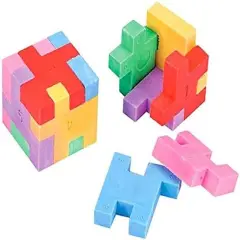 Rhode Island Novelty Puzzle Cube Erasers, Assorted