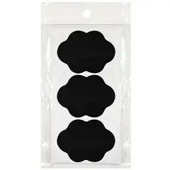 Wrapables Set of 30 Chalkboard Labels / Chalkboard Stickers, 3.25" x 2.5" Cloud