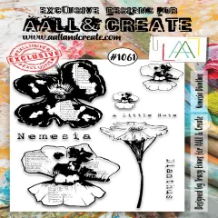 AALL And Create A6 Photopolymer Clear Stamp Set-Nemesia Dianthus
