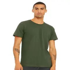 BELLA + CANVAS&reg; Jersey Crewneck Short Sleeve Tee Military green