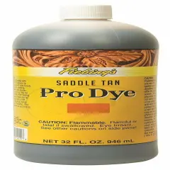 Premium 32 oz Pro Oil Leather Dye Saddle tan