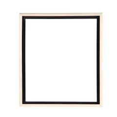 Creative Mark Illusions Floater Frame For 3/4" Deep Canvases -Natural - For Galleries & Home Decor - Wood Float Frame for Canvas Paintings- Complete Hanging Hardware