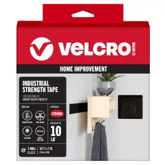 VELCRO(R) Brand Industrial Strength Tape 2"X10'-Black