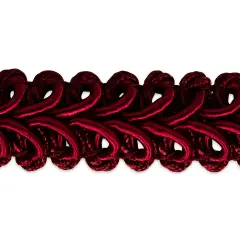 20 yards of Alice Classic Woven BraidTrim | 20 yard cut Burgundy