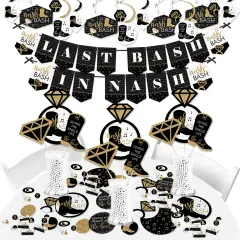 Big Dot of Happiness Nash Bash - Nashville Bachelorette Party Supplies - Banner Decoration Kit - Fundle Bundle