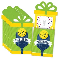 Big Dot of Happiness Let&rsquo;s Rally - Pickleball - Birthday or Retirement Party Money and Gift Card Sleeves - Nifty Gifty Card Holders - Set of 8