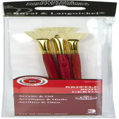 Royal & Langnickel(R) Bristle Value Pack Brush Set-3/Pkg