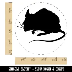 Mouse Solid Rubber Stamp for Stamping Crafting Planners