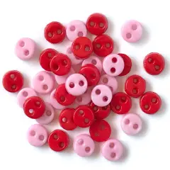 Buttons Galore Tiny Sewing & Craft Buttons for DIY Projects Sweetheart