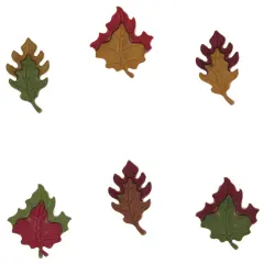 Buttons Galore and More Fall Craft & Sewing Buttons - Tumbling Leaves - 18 Buttons