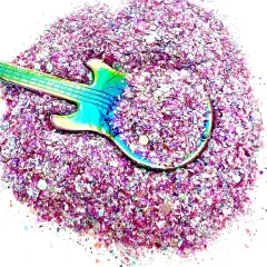 Dirty Diana Exclusive Resin Rockers Pop King Series Premium Pixie for Poxy Custom Chunky Glitter Mix