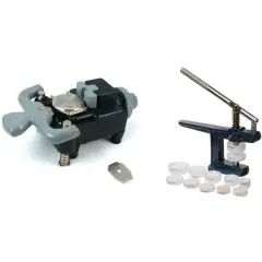 Watch Case Snap Back Opener Remover Repair Tool Press w/12 Nylon Dies Kit