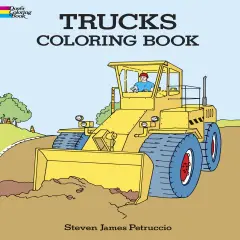 Trucks Coloring Book-Softcover
