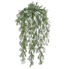 32" Green Springeri Artificial Hanging Bushes - Set of 12, Lifelike Foliage - Perfect for Wall Decor, Planters - Fresh Spring & Year-Round Display, Floral Home by Artificial Flowers