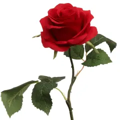 20" Artificial Red Open Roses - Set of 48, 4" Blooms, Home D&eacute;cor - Vibrant Table Settings, Events - Year-Round Elegance, Floral Home by Artificial Flowers