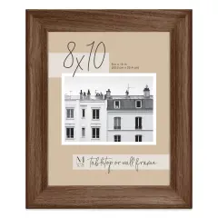 MCS Classic Edge Frame - 8" x 10", Walnut with Easel Back