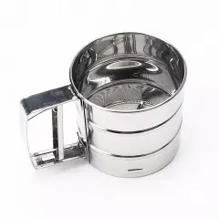 1 Pc Stainless Steel Mesh Flour and Sugar Sifter Cup
