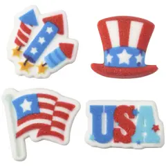 Let Freedom Ring Dec-Ons&reg; Decorations 12ct