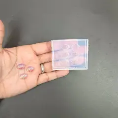 Sea Shell Mini Stud Earring Silicone Mold (With Texture) (A13)