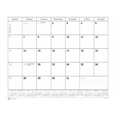 Desk Pad Monthly Calendar Insert Pack, 24.5 x 16