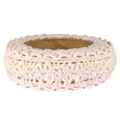 Wrapables Decorative Lace Tape Light Pink