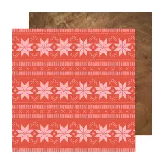 Mittens & Mistletoe Double-Sided Cardstock 12"X12"