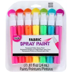 Tulip Fabric Spray Paint Mini Pack .81oz 7/Pkg