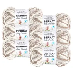 (Pack of 6) Bernat Baby Blanket Yarn-Little Sand Castles