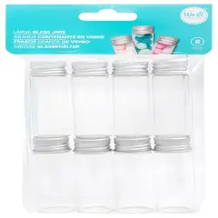 We R Storage Glass Storage Jars 8/Pkg-Large