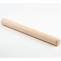 Fletchers Mill Baker's Rolling Pin Classic Dough Roller Handcrafted Hardwood 19 inch