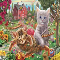 Sunsout Cats on the Farm 300 pc Jigsaw Puzzle 51820