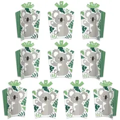 Big Dot of Happiness Koala Cutie - Table Decorations - Bear Birthday Party and Baby Shower Fold and Flare Centerpieces - 10 Count
