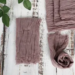 10 Cheesecloth Gauze Cotton Dinner Table Napkins Amethyst