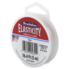 Beadalon Elasticity .8mmX5m-Clear