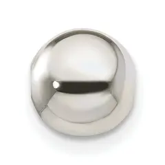 Sterling Silver 8.0mm Round Beads 2.2mm Hole - Pack of 6