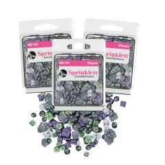 Buttons Galore Sprinkletz DIY Craft Embellishment Polymer Clay Pieces 36 Grams - 3 Packs of Ghouls