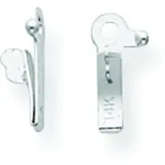 14K White Gold Barrel Clasp Tongue 6.1mm