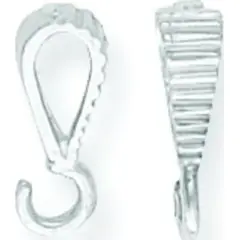 14K White Gold Bail w/Ring