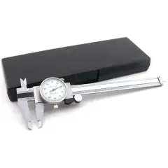 Jewelers Sliding Dial Caliper 6" Inside & Outside Measuring Gauge Tool