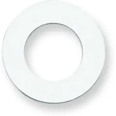 14K White Gold Round Stamping Disc 0.018"