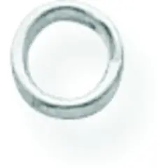 14K White Gold Split Rings
