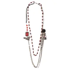 Raven Halloween Necklace