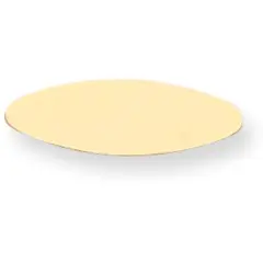 14K Gold Oval Stamping Disc 0.032"