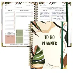 To-Do List Notebook Aesthetic Daily Planner for Task Organization and Productivity Stylish Undated Planner for School or Office Supplies for Women