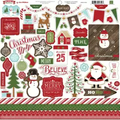 Echo Park 12 x 12 The Story Of Christmas Element Sticker Sheet