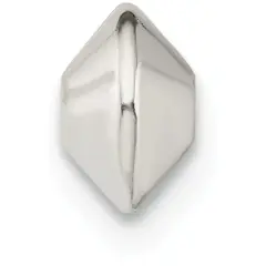 Sterling Silver Saucer Beads 4.5 x 6mm - Pack of 12